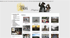 Desktop Screenshot of empire1804.fr