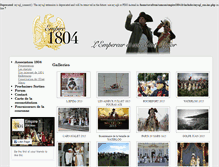 Tablet Screenshot of empire1804.fr